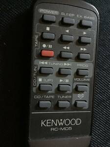 中古 used KENWOOD ケンウッド CD ラジカセ リモコン RC-MD5 オーディオ ジャンク カセットテープ ラジオ レトロ レコード FM ビンテージ