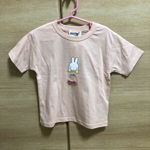  super-discount price! new goods! great popularity Miffy ribbon short sleeves T-shirt 100 pink 