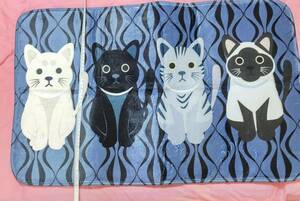 o discounted [ new goods ] cat liking if had .,... pretty cat pattern mat (80X50)