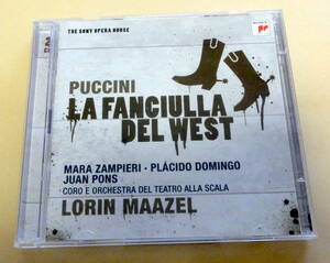 The Sony Opera House : Puccini La Fanciulla Del West 2枚組CD Lorin Maazel Mara Zampieri オペラ