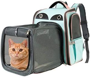 猫 キャリー リュック 拡張 小型犬、うさぎ、小動物 ペット きゃりーバッグ