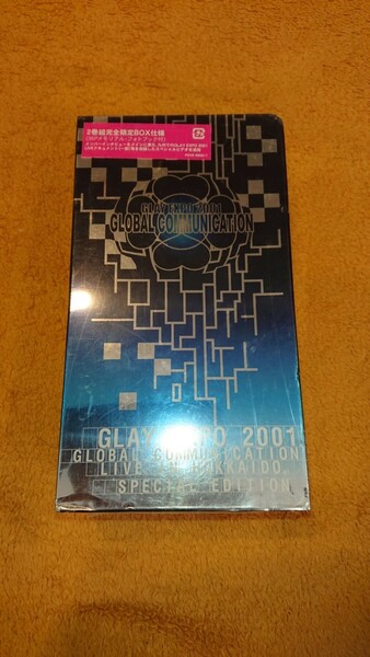 GLAY EXPO 2001GLOBAL COMMUNICATION 2巻組完全限定BOX仕様 VHS 未開封