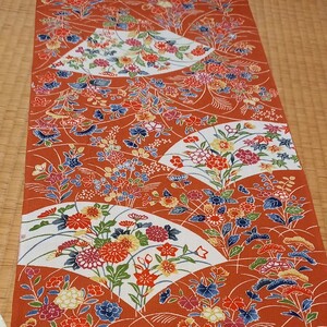 ハギレ 正絹 縮緬 36×168 市松人形 着物