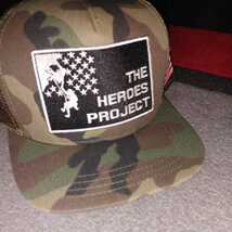 CHROME HEARTS 美品未使用クロムハーツ THE HEROS PROJECTトラッカー メッシュ キャップ 迷彩★_画像10