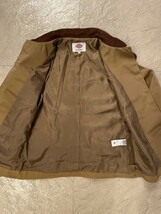 《送料込み》新品タグ付き!! Dickies ディッキーズ コーデュロイ切替 ワークジャケット ベージュ ブラウン L チンスト レディース 未使用_画像5