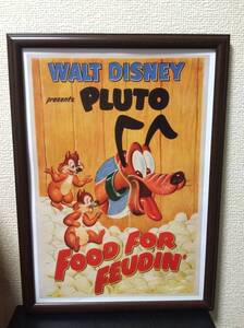 [ free shipping ] Disney * character art collection [ Pluto . chip . Dale ].. newspaper amount . series ( amount entering ) new goods 