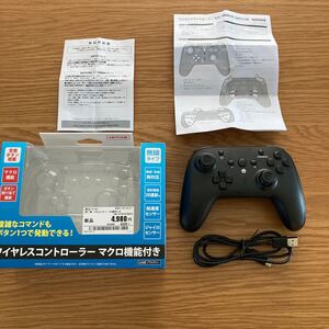 ワイヤレスコントローラー マクロ機能付き
