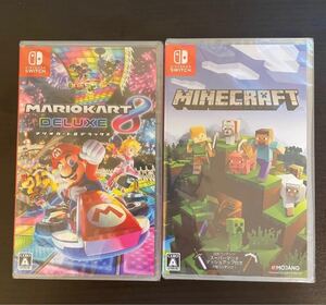 ☆ 新品未開封 マリオカート8 デラックス マインクラフト 2本セット Nintendo Switch