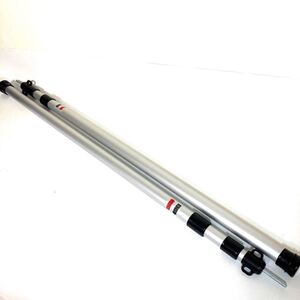 テントポール タープポール 2本セット 伸縮 90-230cm スライド アルミGEJ-TPS