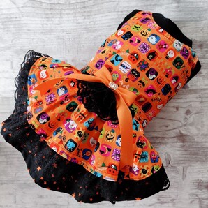 ハロウィンワンピース オレンジ (オーダー)