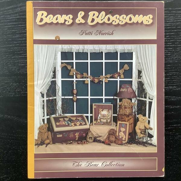 手芸本■ARTBOOK_OUTLET■N5-048★送料無料 絶版 ベアコレクション 熊と花々 BEARS & BLOSSOMS Patti Norrish TOLE トール デザイン ブック