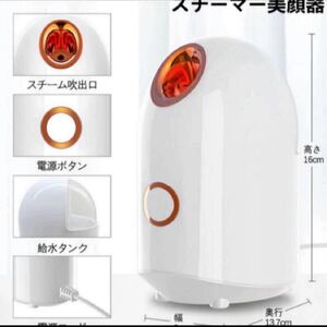 スチーマー美顔器 スチーマーフェイス 顔 美肌スチーマー