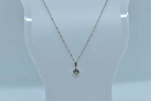 ダイアモンド ペンダントネックレス D0.458ct Pt900/Pt8501.6g 210563