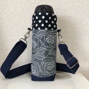 水筒カバー ケース ペットボトルカバー 保冷保温 薔薇
