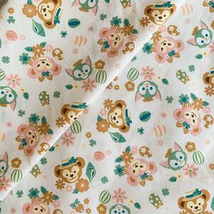 生地 シーチング ダッフィー ディズニー ハンドメイド はぎれ かわいい