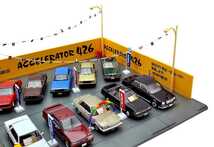 トミカラマ ヴィンテージ 04c 1/64 中古車店 アクセル426 ミニカー用 ABS樹脂製 ストラクチャー 完成品_画像9