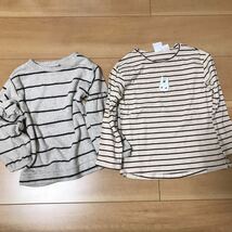 【中古】ZARA ザラ　ボーダー 長袖Tシャツ ロンT セーター　SIZE 4-5YEARS CM110_画像1