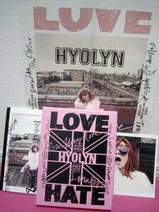 K-POP♪ ヒョリン HYOLYN（SISTAR） 1集「Love & Hate」韓国盤CD×BOX仕様 ほぼ美品！廃盤！希少品！Dok2、Zico（Block B）参加！