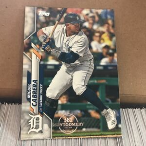 2020 topps series montgomery 582 限定　Miguel Cabrera