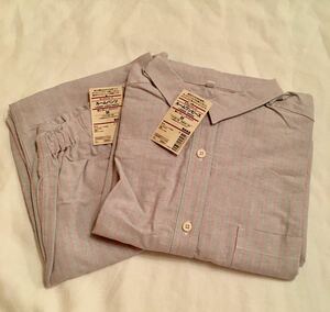 Muji Oxford Room One Piece &amp; Room Pants Set Set