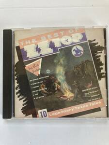 【ブルースロック/ブギーロック】ジー・ジー・トップ （ZZ TOP）「THE BEST OF ZZ TOP」（レア）中古CD、USオリジナルCD初盤、BR-90