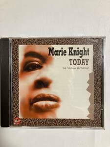 【ブルース/ゴスペル】マリー・ナイト(MARIE KNIGHT)「TODAY（ORIGINAL RECORDING)」（レア）中古CD、USオリジナルCD初盤、BL-1110