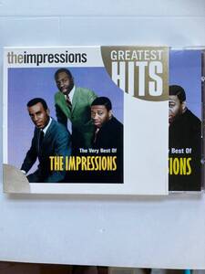 【R＆B/ソウル】ザ・インプレッションズ（THE IMPRESSIONS)「THE VERY BEST OF THE IMPRESSIONS」(レア)中古CD、USオリジナル初盤、RB-33