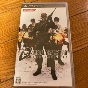 METAL GEAR SOLID PORTABLE OPS PSP 