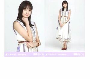 59 乃木坂46 公式グッズ 【生写真】2枚 セミコンプ　遠藤さくら　限定品　紅白2019衣装　乃木坂46 2020.March チュウヒキ