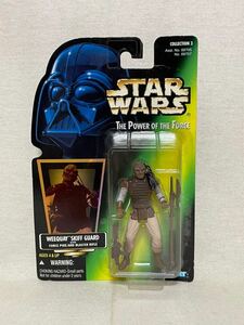 【未使用品】Kenner スターウォーズ WEEQUAY SKIFF GUARD star wars フィギュア 1996年 THE POWER OF THE FORCE ケナー