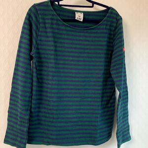 長袖 ボーダーカットソー ボーダーTシャツ エックスガール