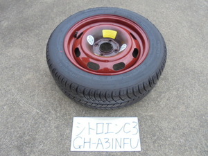 シトロエン　C3　19年　GH-A31NFU　スペアタイヤ　185 60 R15 84H　MICHELIN　2206