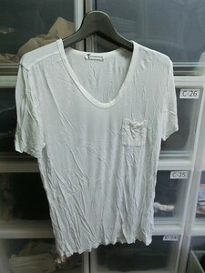 ALEXANDER WANG Tシャツ 胸ポケット S ホワイト #4S10213 アレキサンダー・ワン