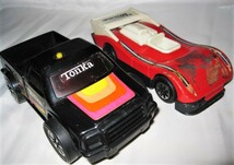 ◆◇Tonka ミニカー 働く自動車 レースカー ピックアップ 日本製 ジャンク ビンテージ レトロ◇◆_画像1