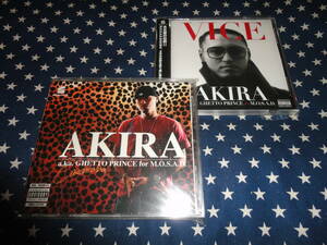 AKIRA『CASANOVA』+『VICE』DVD付 美品2枚 (M.O.S.A.D.,EQUAL)