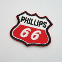 ビンテージ ワッペン phillips 66 フィリップス 石油 ガソリンスタンド アメリカ テキサス_画像1