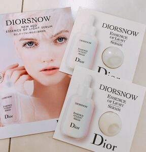 新品★今月入手　Dior ディオール スノー アルティメット エッセンス オブ ライト 美容液 ★ サンプル　2個セット　1,760円相当