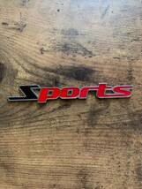 スポーツカー　Sports　ロゴ　Logo　エンブレム　バイク　自動車　レーシング　走り屋　カスタム　ステッカー1枚A（粘着テープ付き）_画像2