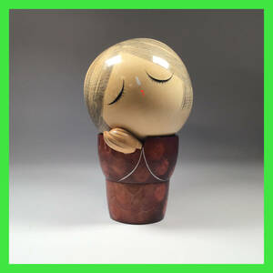 A-071* kokeshi античный Япония традиция изделие прикладного искусства народные товары антиквариат товар японская кукла 