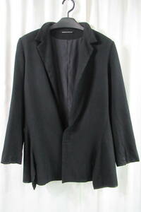 05aw yohji yamamoto femme 裾デザインシンプルジャケット FN-J12-120