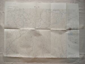 [ map ]. inside 1:25,000 Showa era 59 year issue / Hiroshima .. block Mihara city dragon . mountain China nature . road height feather mountain . style Hachiman . China country plot of land ..