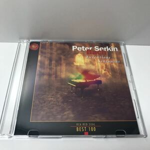 CD PETER SERKIN ピーター・セルキン - INVENTIONS & SINFONIAS バッハ BACH ピアノ _(J1)