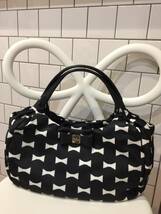 ケイト・スペード☆Kate Spade☆バッグ☆未使用☆黒×リボン_画像1