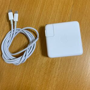 動作品】純正 Apple 61W USB-C ADAPTER 充電器 アダプター Type-C 充電ケーブル A1718__3