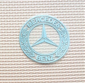 稀少 送込み　MERCEDES　マーク　アルミ　ステッカーエンブレム　２０ｍｍ