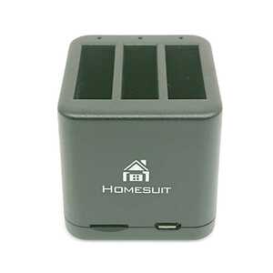 HOMESUIT BATTERY CHARGER Storage Box 3 Port USB Charger for Insta360 ONE X (SD Card Reader) Model: HM-00008 充電器のみ ☆ USED ☆