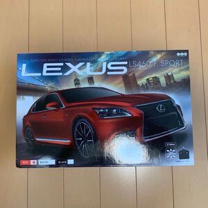 未開封LEXUS LS460 Fスポーツ RED ラジコン