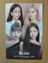 BLACKPINK OLENS トレカ フォトカード 1 ジス ジェニ ロゼ リサ_画像1