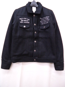 【KCM】jmj-2-M★未使用品★【MADE TO STEEL HEART AND MIND】メンズ　ジャケット ブルゾン　ブラック　Mサイズ