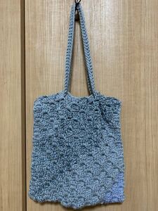 トートバッグ ハンドメイド 毛糸 グラニースクエア